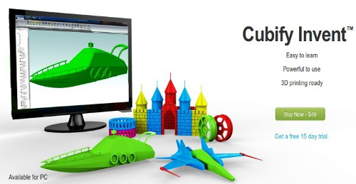 Cubify Invent: affordable design tool created just for 3D printing