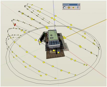 Sketchup is a great tool for solar system designing
