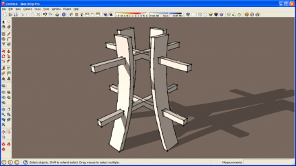 Intersects to Create Mortises in SketchUp