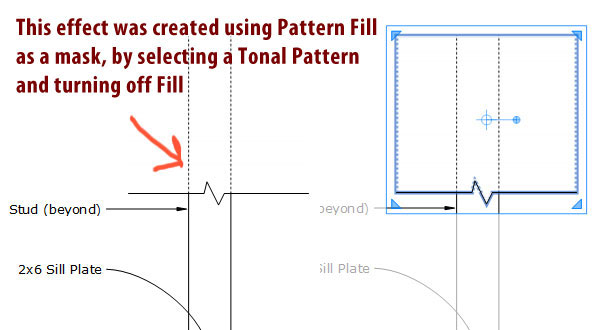 layout pattern fill & hatching with sketchup pro 2013
