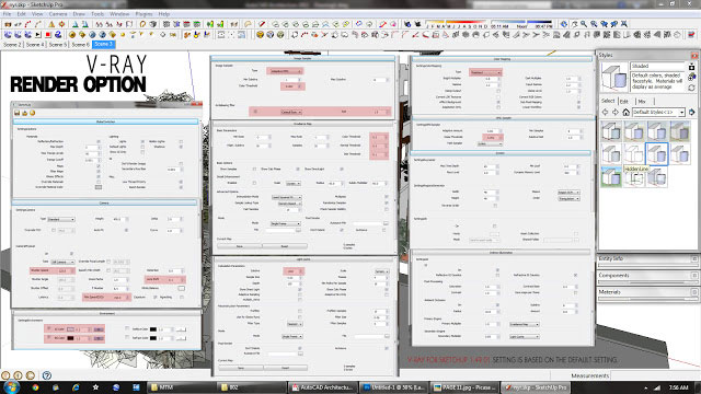 the making of 3 storey house exterior