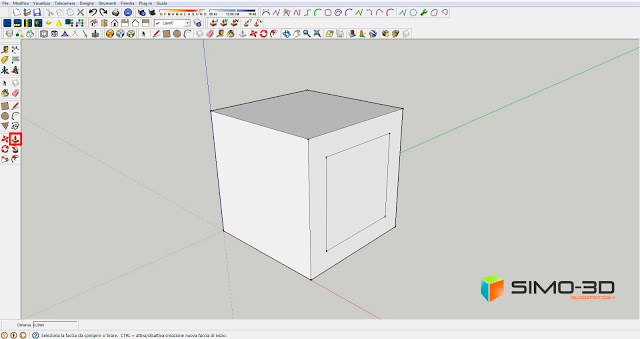 SketchUp tools: PUSH / PULL