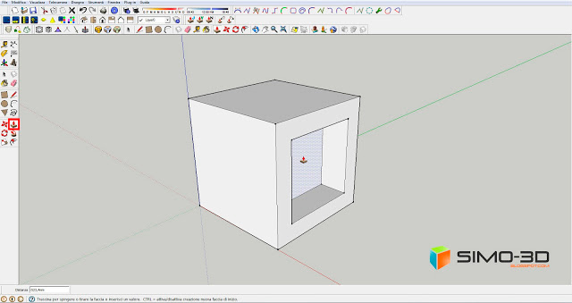 SketchUp tools: PUSH / PULL