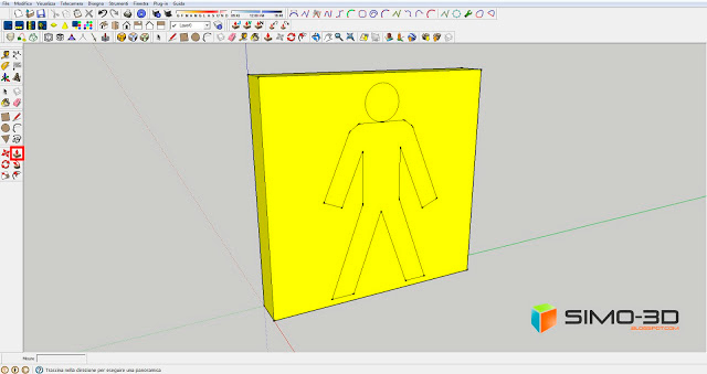 SketchUp tools: PUSH / PULL