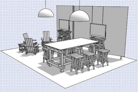 Our Maker Faire 'designer-space' concept: excuse our sawdust