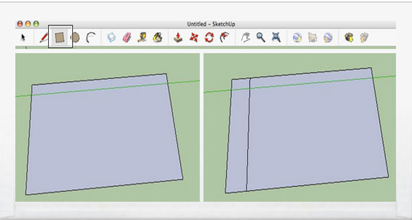 How to make a halfpipe with Sketchup