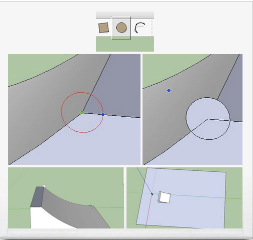 How to make a halfpipe with Sketchup