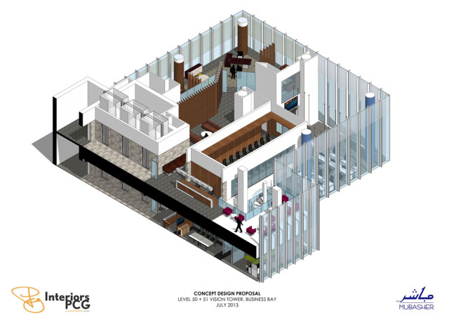 Commercial Penthouse Dubai with SketchUp