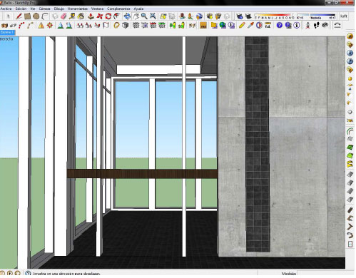 How to create the design of a bathroom with sketchup pro