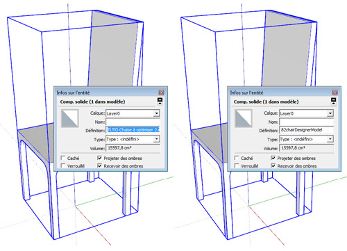 How to optimize a component imported from the 3D Warehouse of SketchUp