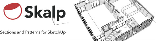 Skalp sections and patterns for Sketchup