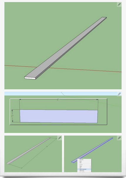How to Create a Simple Bridge in Google SketchUp