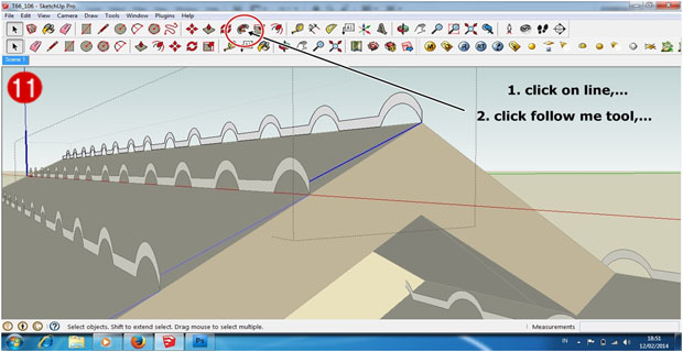 Make realistic roof in Sketchup