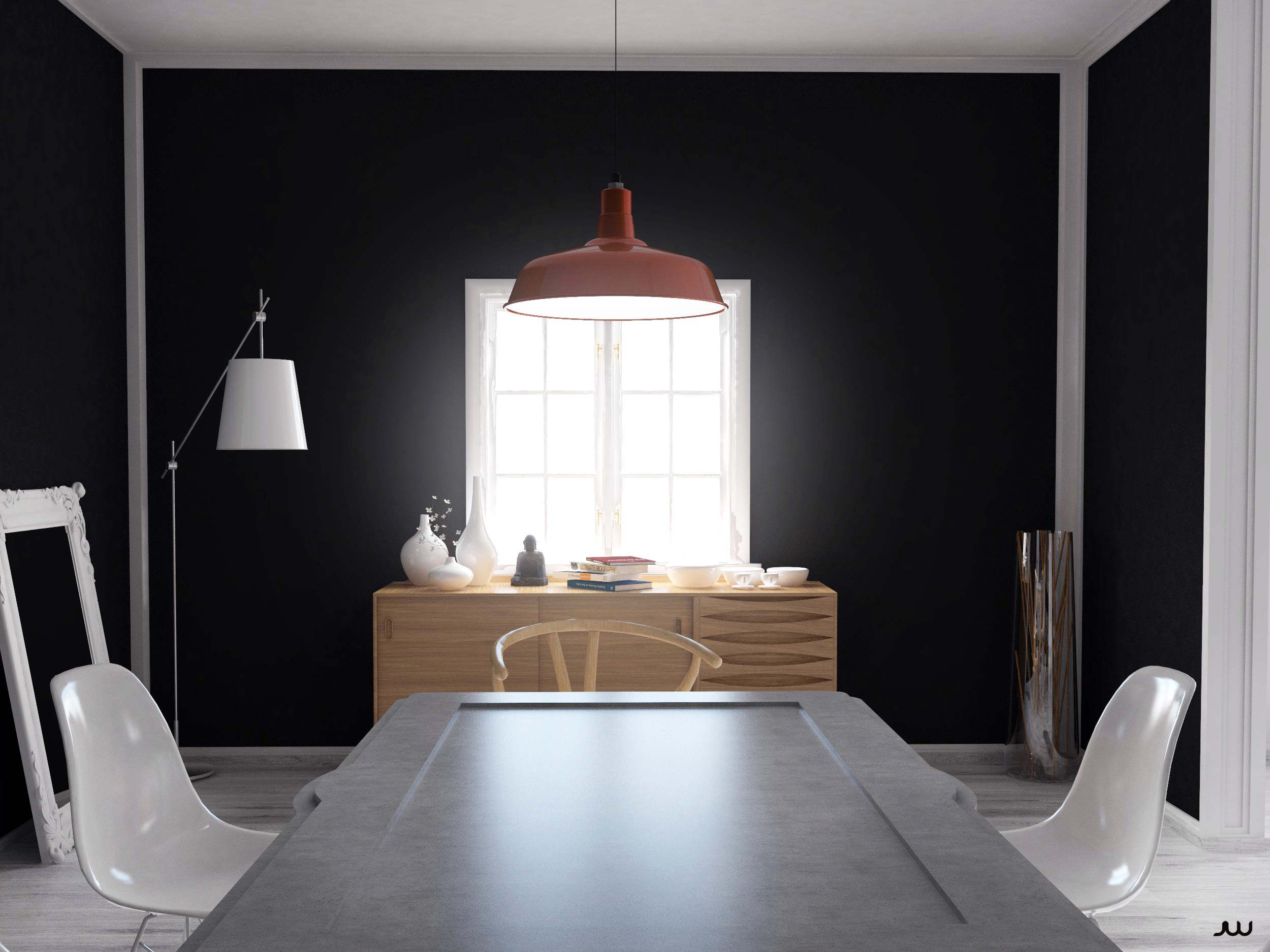Making of scandinavian interior with Sketchup, Vray and Photoshop