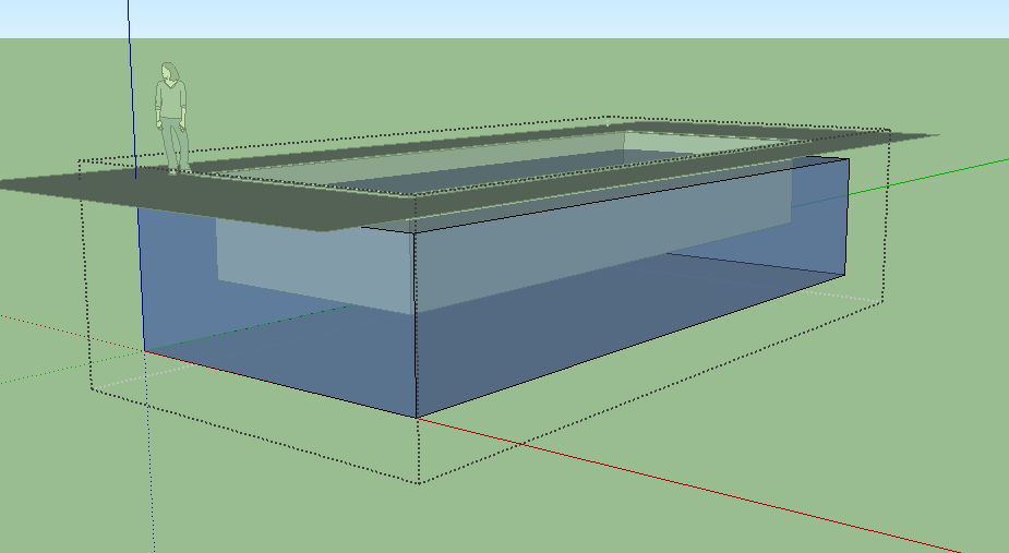 Modelling a pool in SketchUp