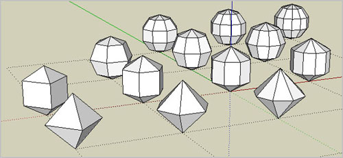 Polyhedra plugin for SketchUp