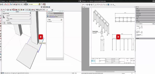 Design, Bill of Material and Shop Drawing With SketchUp