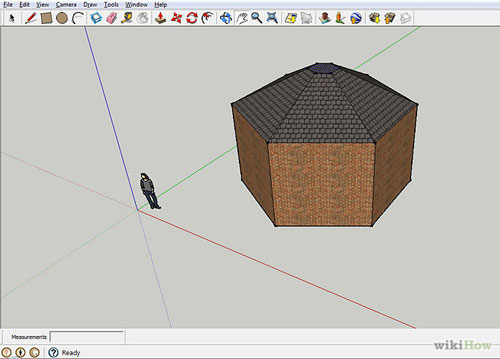 How to create a Polygon Building using Sketchup