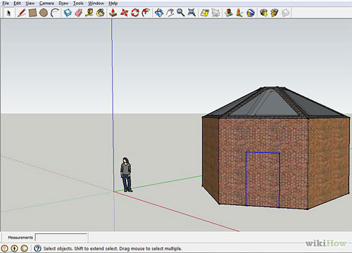 How to create a Polygon Building using Sketchup