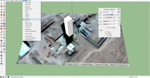Some useful tricks to calculate height of structure on Google Earth