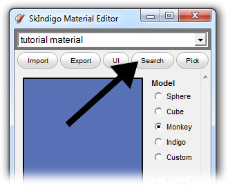 Using the material database in Sketchup