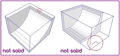Working with solids for 3D printing