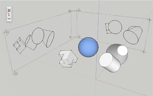 Skema 2d Projection