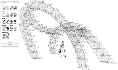 SketchUp Plugins for Structure TrussFab Made of Plastic