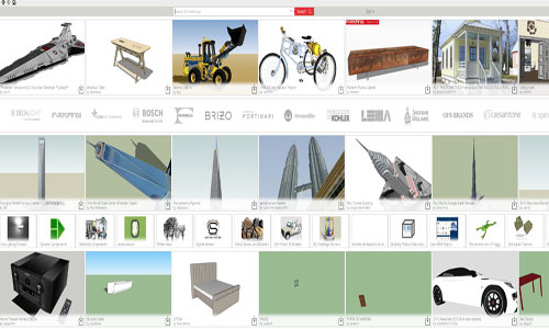 how to get 3d warehouse on sketchup