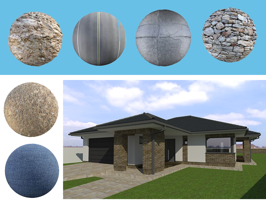 Downloading free Textures from Poliigon and using them in SketchUp/VRAY Renderings