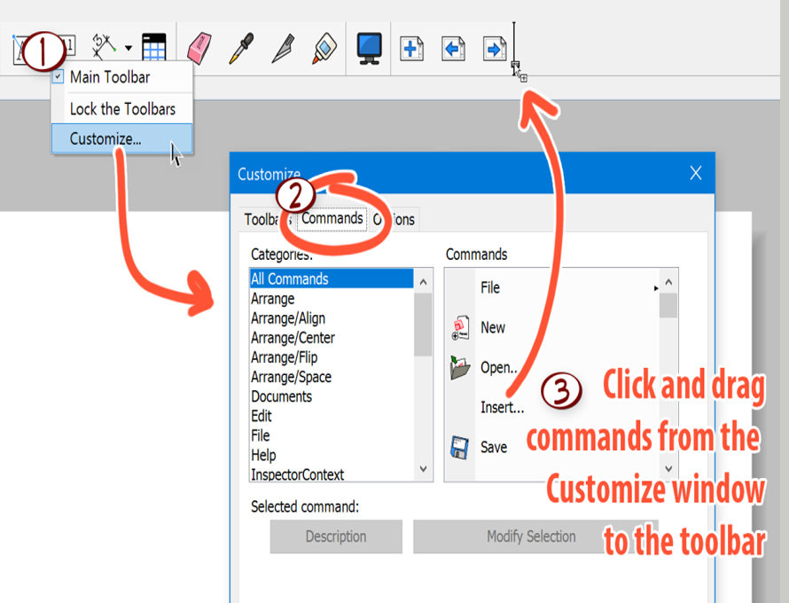 Custom Toolbar Button Images in LayOut