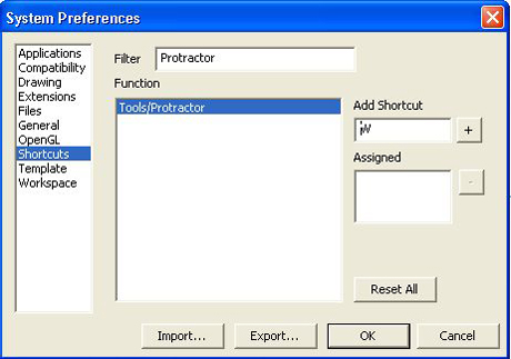 SketchUp shortcut key