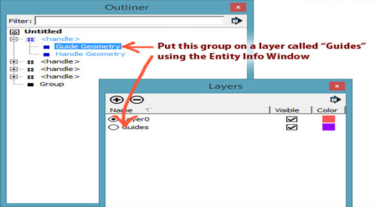 Using Guides in Sketchup