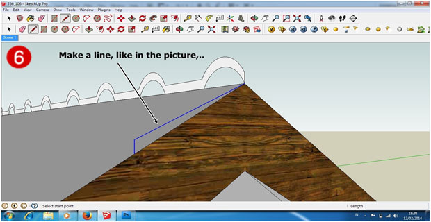 Make realistic roof in Sketchup