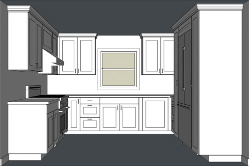 Designing Kitchen Cabinets With Sketchup, Draw Kitchen Cabinets Sketchup