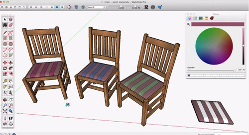 Learn to apply materials in sketchup through newly launched sketchup skill builder series videos