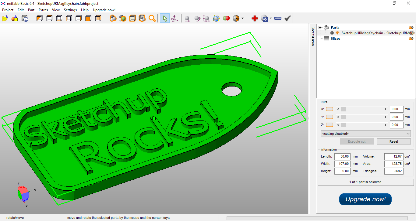 3d modelling to print with children and sketchup