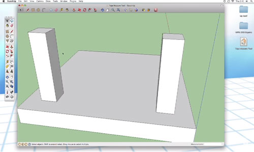 How to Use Tap Measure Tool in SketchUp