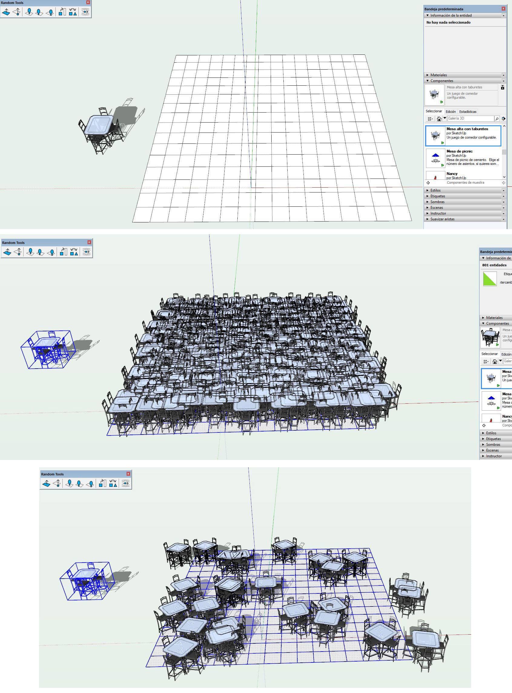 Plugin "Random Tools" Gratis Sketchupurspace