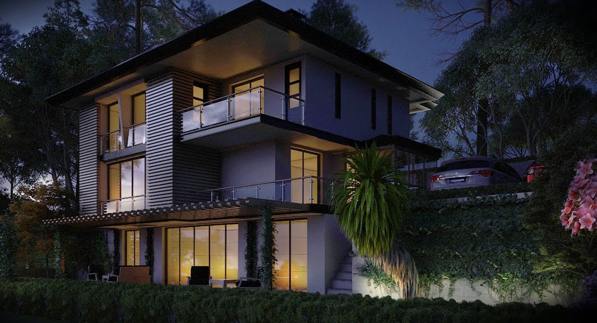 vray for sketchup exterior rendering